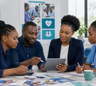 Health communication planning team